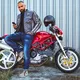 Męskie spodnie motocyklowe W-TEC Feeldy - Niebieski