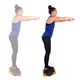 Wielofunkcyjny step do aerobiku inSPORTline Multifun ∙ z platformą balansu ∙ 3,6 kg ∙ antypoślizgowy ∙ stabilne nóżki ∙ nośność 200 kg - Czarny/pomarańczowy