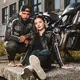 Damska skórzana kurtka motocyklowa W-TEC Sheawen Lady Black - Czarny