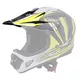 Zapasowy daszek do kasku W-TEC FS-605 - Blue Ritual - Yellow Graphic