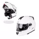 Kask motocyklowy szczękowy W-TEC Vexamo PP z Pinlockiem - Biały - Biały