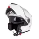 Kask motocyklowy szczękowy W-TEC Vexamo z blendą - Biały