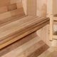 Beczkowa sauna ogrodowa inSPORTline Viduor 300 ∙ zewnętrzna z werandą ∙ dla 3 osób ∙ cedrowe drewno ∙ zestaw akcesoriów ∙ moc 6 kW