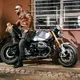 Męskie spodnie jeansy motocyklowe W-TEC Oliver - Czarny