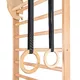 Drabinka gimnastyczna inSPORTline Dremar 200×80 cm ∙ 11 szczebli ∙ nośność 130 kg ∙ drewno bukowe ∙ drążek ∙ poręcze