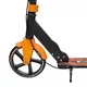 Hulajnoga składana inSPORTline Fricola · aluminiowa · koła 200 mm · waga 4,3 kg · nośność 100 kg · wys. 77-91 cm · hamulec ręczny/nożny - Czarno-turkusowy