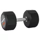 Hantle jednoręczne inSPORTline Profi CPU ∙ waga 2,5-50 kg ∙ kształt hex ∙ stal z gumą/PVC ∙ antypoślizgowy uchwyt