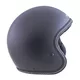 Kask motocyklowy na chopper W-TEC Badachos i gogle Steamrust - Czarny matowy