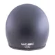 Kask motocyklowy na chopper W-TEC Badachos i gogle Steamrust - Czarny matowy