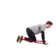 Guma do ćwiczeń ekspander inSPORTline Morpo Light 130 × 0,9 cm ∙ opór 1,4 kg ∙ tekstylny rękaw