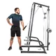 Wielofunkcyjny stojak + atlas z ławką inSPORTline Power Rack PW60 ∙ konstrukcja stalowa ∙ zestaw domowy