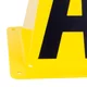 Pachołki treningowe inSPORTline Alfabet ∙ zestaw 26 szt. ∙ plastikowe z literami A-Z ∙ wys. 23 cm ∙ do ćwiczeń szybkościowych
