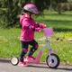Hulajnoga trójkołowa 2w1 WORKER Blagrie ∙ rowerek biegowy ∙ koszyk ∙ dzwonek ∙ nośność 30 kg - Zielony