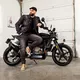 Męskie jeansy motocyklowe W-TEC Kancelor - Szary