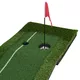 Mata treningowa golfowa inSPORTline Depique ∙ ćwiczenia celności ∙ 2 uniesione dołki ∙ sztuczna trawa 10 mm ∙ stabilna ∙ przenośna
