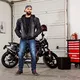 Męskie spodnie jeansy motocyklowe W-TEC Oliver - Czarny