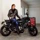 Damskie jeansy motocyklowe W-TEC Rafael - Niebieski