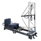 Reformer do pilatesu inSPORTline Comfolder EVO ∙ składany ∙ nośność 150 kg ∙ rama aluminiowa ∙ box w zestawie - Antracyt