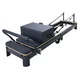 Reformer do pilatesu inSPORTline Comfolder EVO ∙ składany ∙ nośność 150 kg ∙ rama aluminiowa ∙ box w zestawie - Antracyt