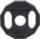 Gumowane obciążenie olimpijskie inSPORTline Ruberton 1,25 kg ∙ gumowane ∙ z uchwytami ∙ otwór 50 mm ∙ antypoślizgowe