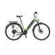 Miejski rower elektryczny z oświetleniem Levit Musca Urban HD 630 28" - Olive Pearl