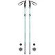 Kije trekkingowe FERRINO Ultar SS23 ∙ aluminiowe 7075 ∙ 520 g para ∙ regulacja 60-135 cm ∙ teleskopowe 3-sekcyjne ∙ piankowe uchwyty - Niebieski - Niebieski