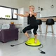 Trener równowagi do ćwiczeń ∙ platforma balansująca inSPORTline Dome UNI ∙ z linkami oporowymi ∙ stabilny ∙ antypoślizgowy - Czarny