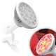 Żarówka do lampy na podczerwień inSPORTline 24W  ∙ terapia światłem ∙ rozluźnienie mięśni ∙ E27 LED ∙ 650/850 nm - Czarny - Biały