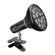 Lampa rozgrzewająca na podczerwień inSPORTline Zelara ∙ 18 diod LED ∙ moc 24 W ∙ obrotowy uchwyt 360° - Biały