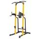 Stacja wielofunkcyjna inSPORTline Power Tower PT250 ∙ drążek + dipy + stojak ∙ udźwig 150 kg ∙ drążek z wieloma uchwytami - Czarno-żółty - Czarno-żółty
