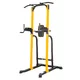 Stacja wielofunkcyjna inSPORTline Power Tower PT250 ∙ drążek + dipy + stojak ∙ udźwig 150 kg ∙ drążek z wieloma uchwytami - Czarno-żółty
