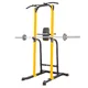 Stacja wielofunkcyjna inSPORTline Power Tower PT250 ∙ drążek + dipy + stojak ∙ udźwig 150 kg ∙ drążek z wieloma uchwytami - Czarno-żółty