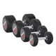 Hantle jednoręczne inSPORTline Profi CPU ∙ waga 2,5-50 kg ∙ kształt hex ∙ stal z gumą/PVC ∙ antypoślizgowy uchwyt