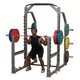 Wielofunkcyjny stojak treningowy pod sztangę Body-Solid SMR1000 ∙ heavy-duty rack ∙ haki bezpieczeństwa ∙ drążek górny