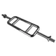 Gryf izolowany triceps RB-34T inSPORTline ∙ rozstaw 19 cm ∙ stal chromowana ∙ antypoślizg ∙ z zaciskami