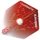 Nasadki z piórkami do lotek Unicorn Gripper 4 Elements Combo - Red Firestorm