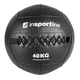 Piłka lekarska Walbal SE 40 kg inSPORTline ∙ pętle do taśmy, liny  ∙ podwójne szycie ∙ wytrzymała powłoka PVC ∙ BLACK EDITION