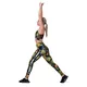 Legginsy damskie Nebbia High Waist Performance Leggings 567 - Zielona dżungla