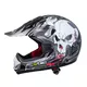 Młodzieżowy kask motocyklowy W-TEC V310 enduro - Zombie neon pomarańczowy