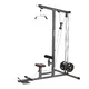 Wyciąg inSPORTline LP05 ∙ atlas z linkami górnym/dolnym ∙ 75 kg obciążenia ∙ stabilna konstrukcja