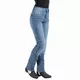Damskie jeansowe spodnie motocyklowe W-TEC Lustipa - Niebieski