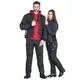 Męska kurtka motocyklowa soft-shell W-TEC Langon - Czarno-niebieski