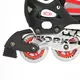 Regulowane rolki / łyżwy 2w1 Worker Nolan ∙ gumowe koła ∙ konstrukcja uniwersalna ∙ MicroLock ∙ ComfortFit