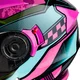 Kask motocyklowy z blendą Flip-Up W-TEC Pezzon Magenta
