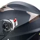Kask motocyklowy z blendą Flip-Up W-TEC Pezzon - czarno-brązowy