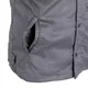 Męska kurtka motocyklowa W-TEC Black Heart Garage Built Jacket ∙ Ochraniacze CE ∙ Kaptur odpinany - Ciemny szary