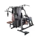 Wielostanowiskowy atlas inSPORTline Profigym C300 ∙ wyciągi górny/dolny + prasa do nóg ∙ 2×60 kg stos