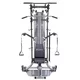 Atlas wielofunkcyjny inSPORTline Profigym C200 ∙ ławka składana ∙ wyciągi, drążek, motylek ∙  stos 90 kg ∙ udźwig 150 kg