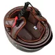 Kask motocyklowy choppera otwarty W-TEC Black Heart Longroad - Skrzydła Czaszki