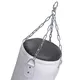 Worek bokserski treningowy inSPORTline Robkin 35x150cm ∙ waga 40 kg ∙ skóra syntetyczna ∙ z łańcuchami - Czarno-biały